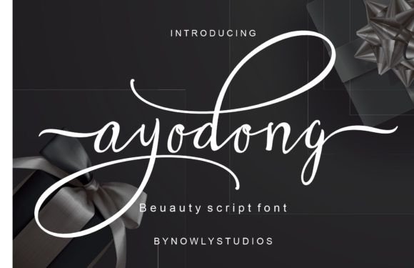 Ayodong: A Handwritten Font for Beautiful, Romantic Design