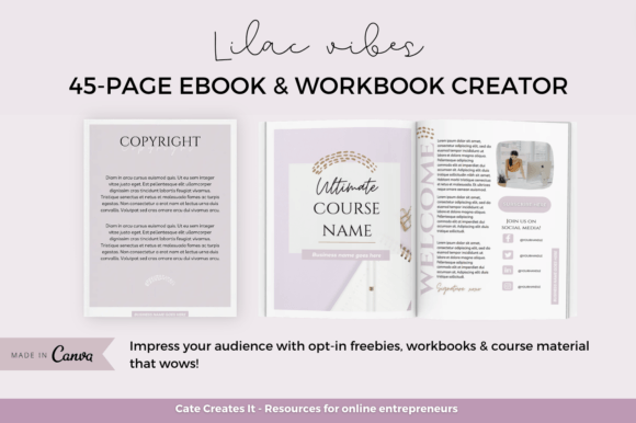 Canva Ebook and Workbook Template Coach: Professional Design Made Easy