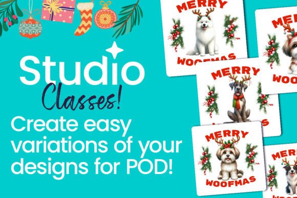 Christmas Design Variations for POD Success