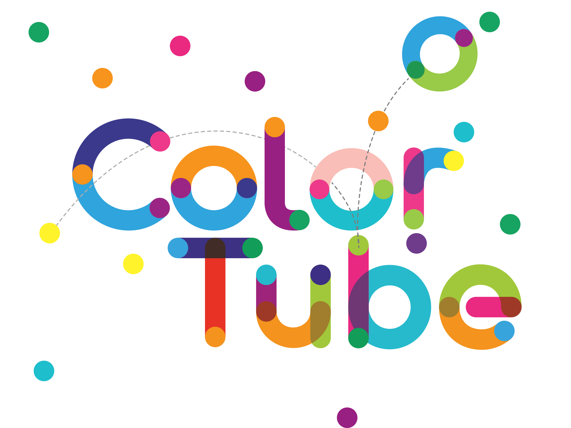 Color Tube Pro: A Playful Font for Vibrant Designs