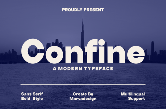 Confine Font: A Modern Typeface for Clean, Professional Design