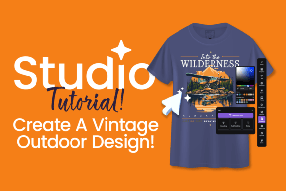 Design an Outdoor Camping T-shirt for Your POD Store