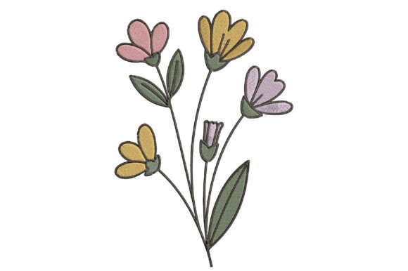 Minimalist Wildflower Embroidery: A Guide to Soft Botanical Design