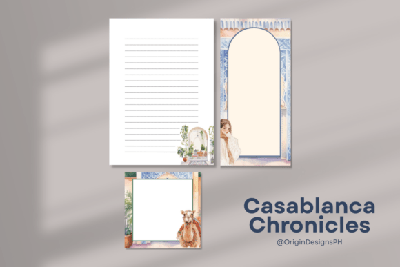 Notepad Bundle - Casablanca Chronicles: Your Creative Canvas