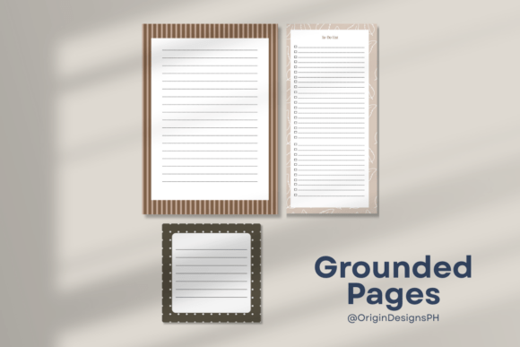 Notepad Bundle - Grounded Pages: Your Canvas for Personalized Gifting
