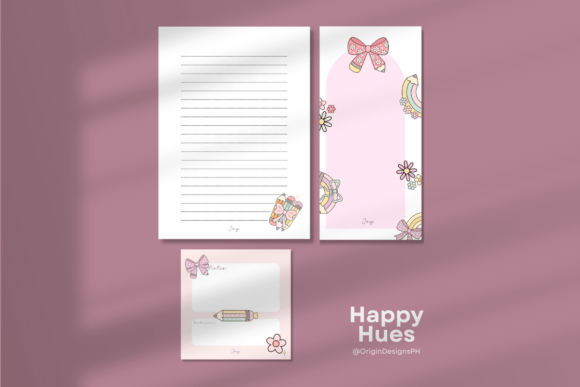 Notepad Bundle - Happy Hues: Your Canvas for Colorful Thoughts