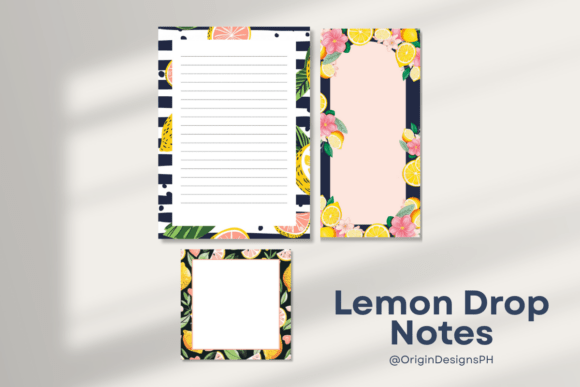 Notepad Bundle - Lemon Drop Notes: A Creative Canvas