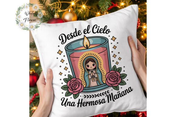 Our Lady of Guadalupe Candle PNG Clipart for Designers