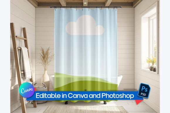 Zen Style Shower Curtain Mockup: A Designer's Guide